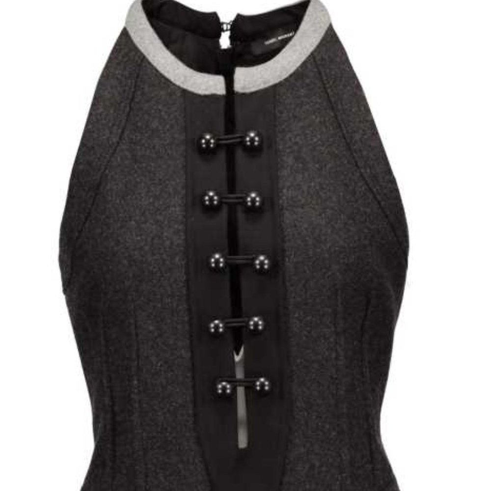 ISABEL MARANT Wool Felt Peplum Top. Original retail $440